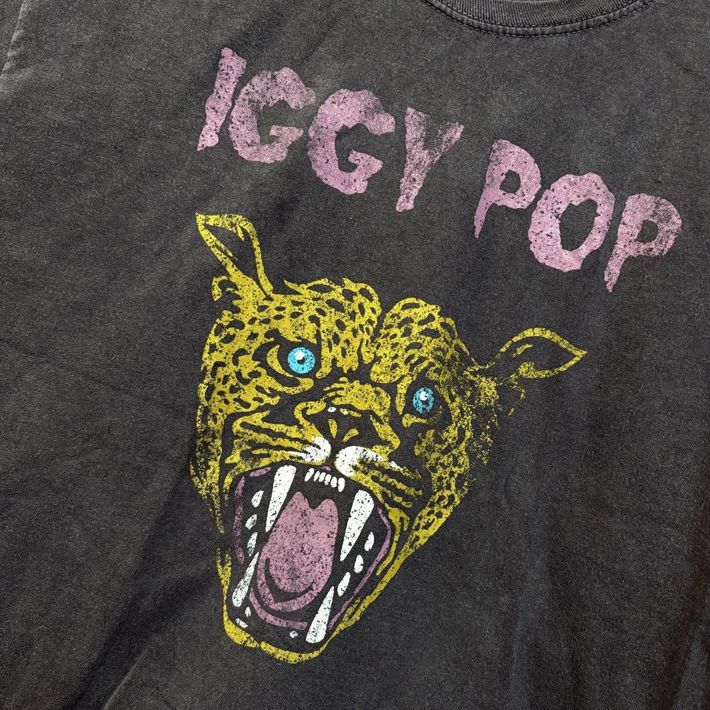 Iggy Pop Real Wild Child Punk Rock Crop Top L