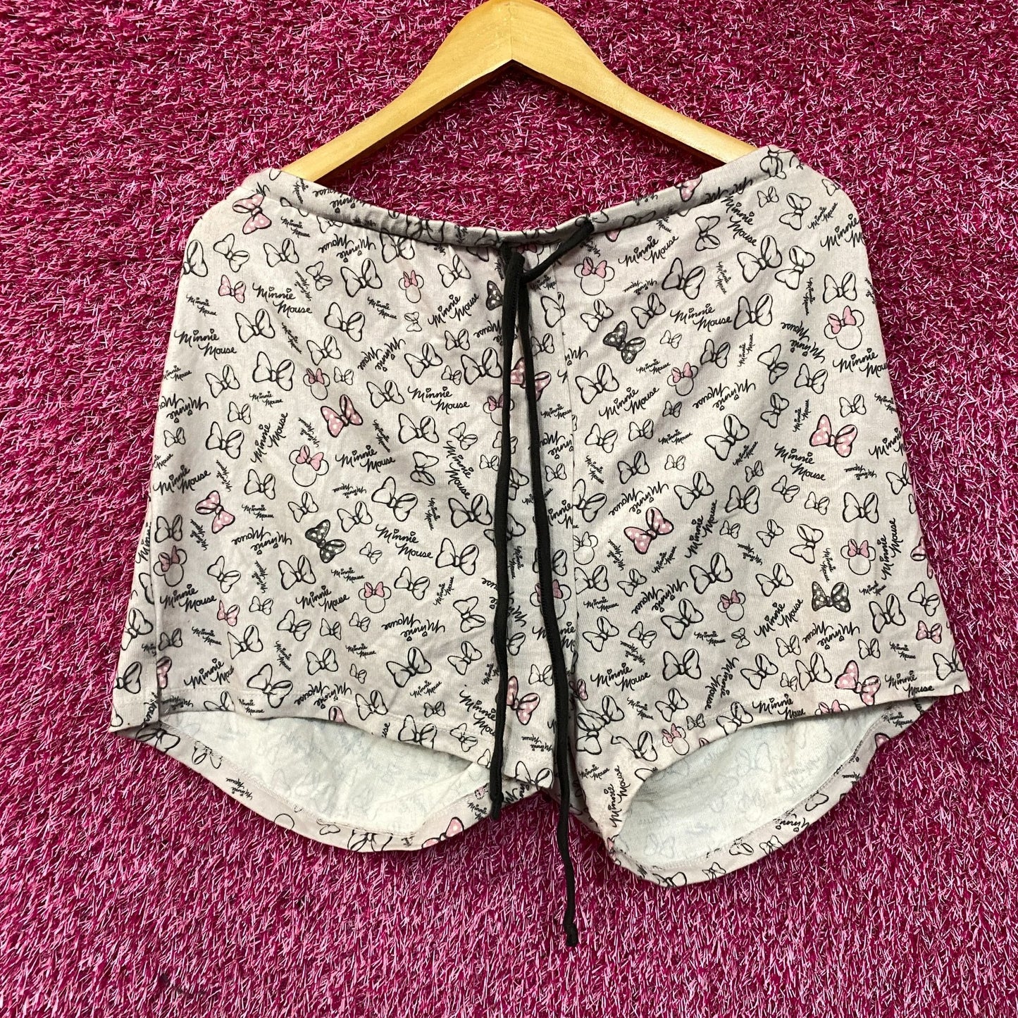 Disney Minnie Mouse Pattern Pajama Shorts XXL
