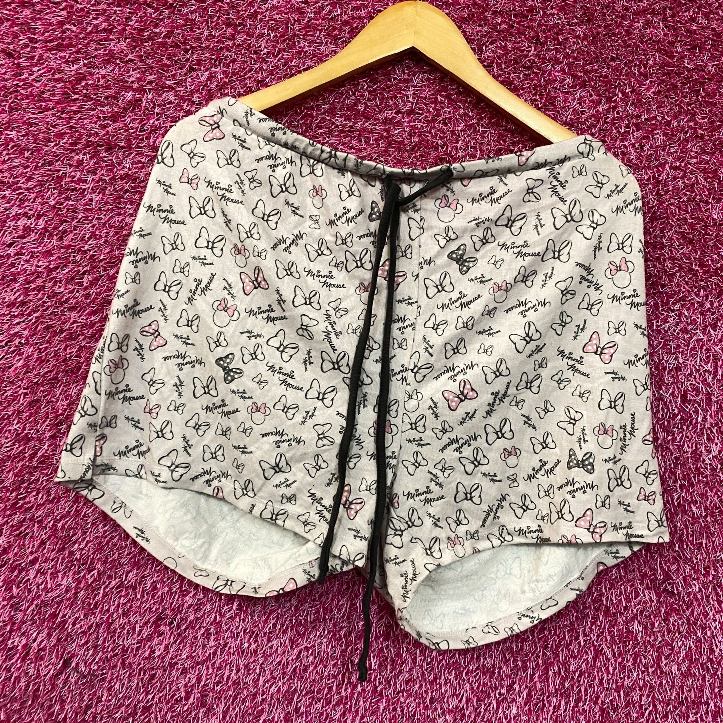 Disney Minnie Mouse Pattern Pajama Shorts XXL