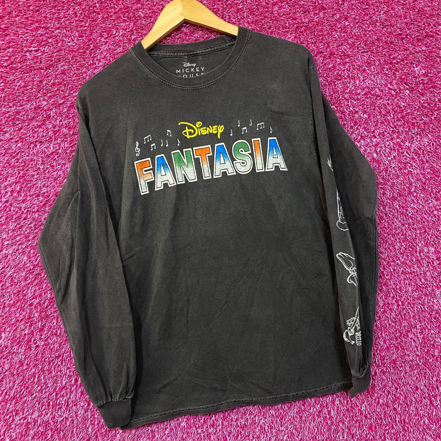 Disney Fantasia Animated Movie Long Sleeve T-Shirt Small
