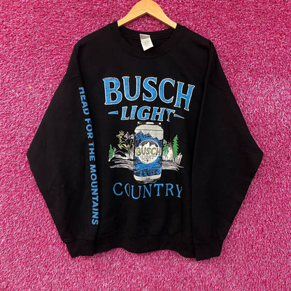 Junk Food Busch Light Country Pullover Sweatshirt Large