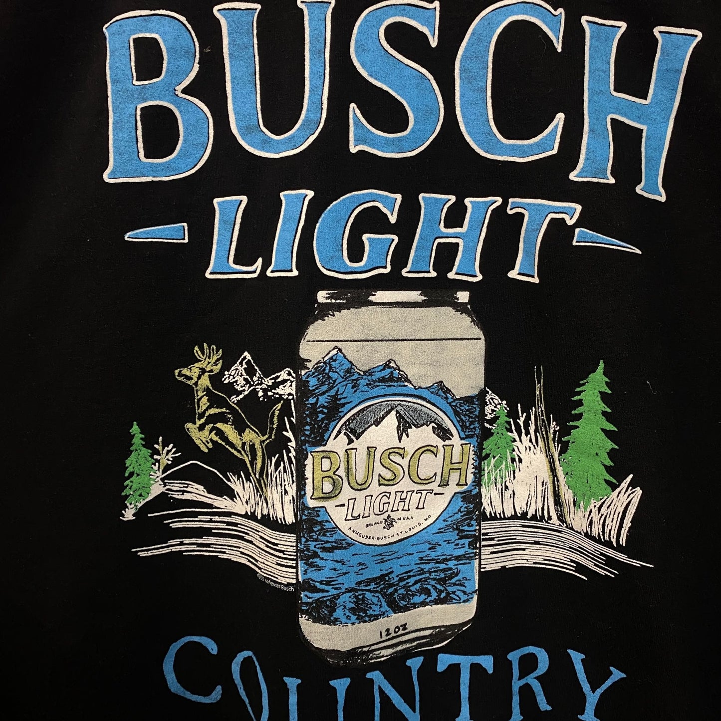 Junk Food Busch Light Country Pullover Sweatshirt Large