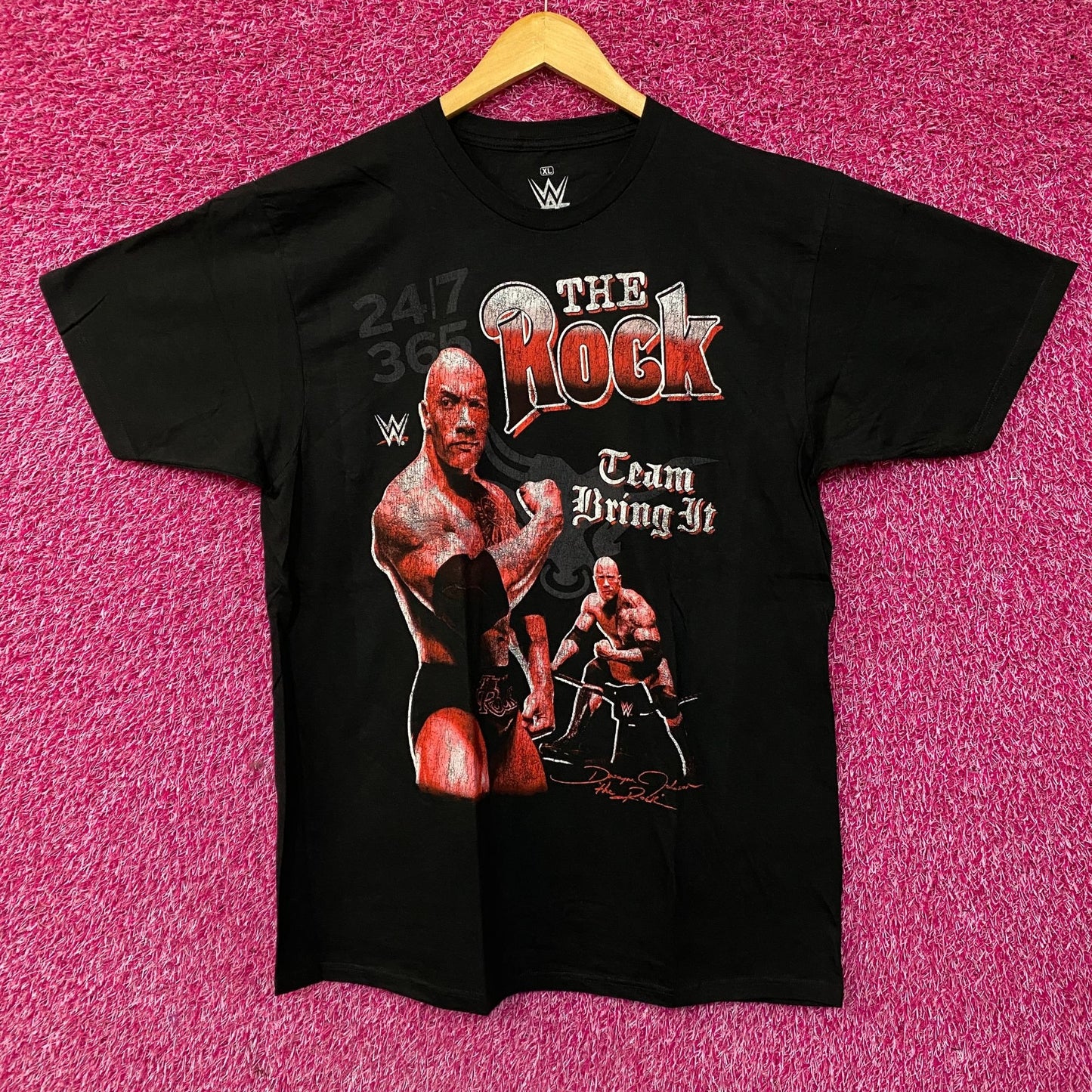 WWE Dwayne The Rock Johnson Tram Bring It T-Shirt XL