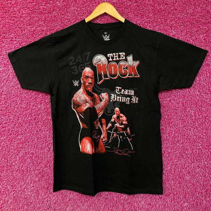 WWE Dwayne The Rock Johnson Tram Bring It T-Shirt XL