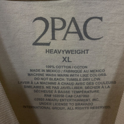 Tupac Never Change Heavyweight Graphic T-Shirt XL