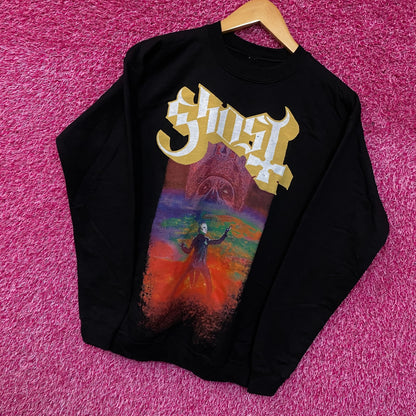 Ghost Cardinal Copia Death Metal Band Crewneck Sweater Small