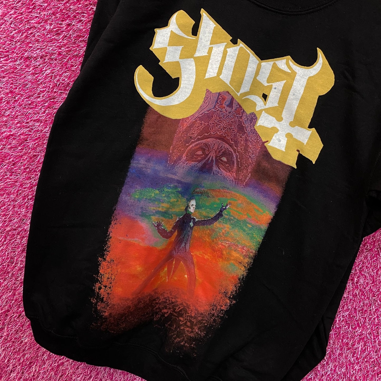 Ghost Cardinal Copia Death Metal Band Crewneck Sweater Small