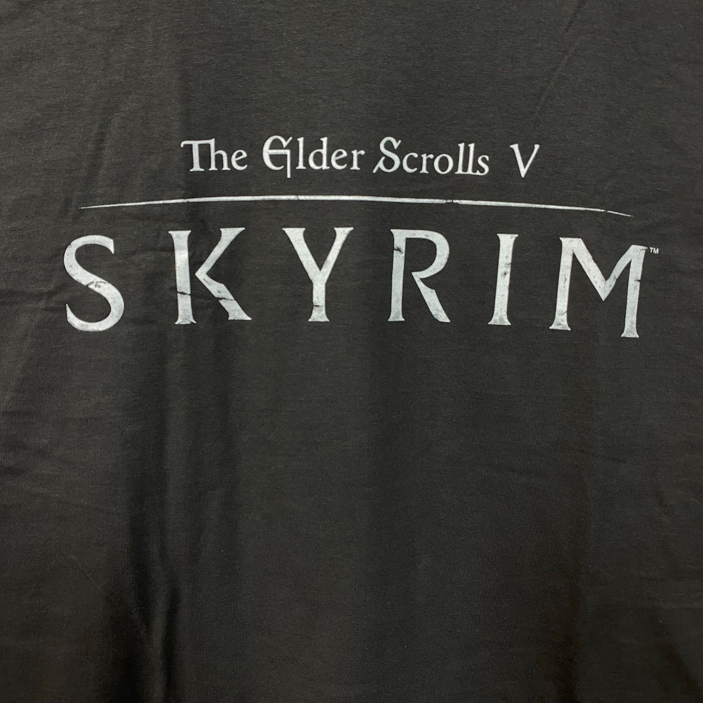 The Elder Scrolls V: Skyrim Logo Graphic T-Shirt 2XL