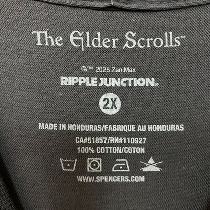 The Elder Scrolls V: Skyrim Logo Graphic T-Shirt 2XL