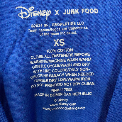 Disney x Junk Food NFL New York Giants Mickey Mouse Kick Back T-Shirt XS