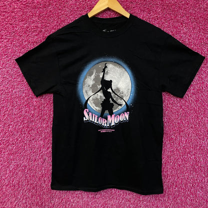 Pretty Guardian Sailor Moon Silhouette Anime T-Shirt Medium