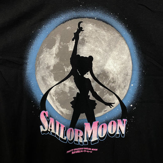 Pretty Guardian Sailor Moon Silhouette Anime T-Shirt Medium