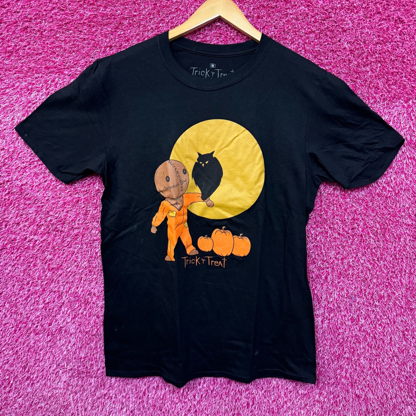 Trick r Treat Sam The Demon of Halloween Horror Movie Tee M