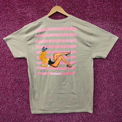 Playboy "Hop To It" Retro Graphic T-Shirt Large