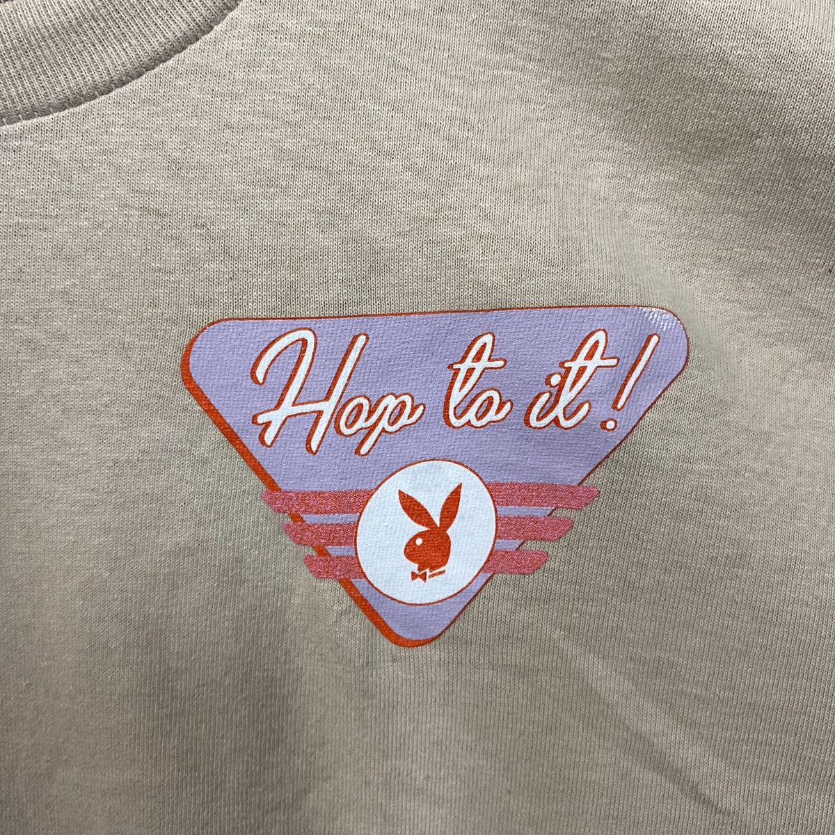 Playboy "Hop To It" Retro Graphic T-Shirt Large