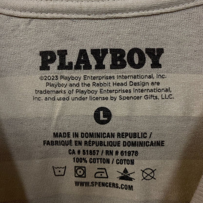 Playboy "Hop To It" Retro Graphic T-Shirt Large