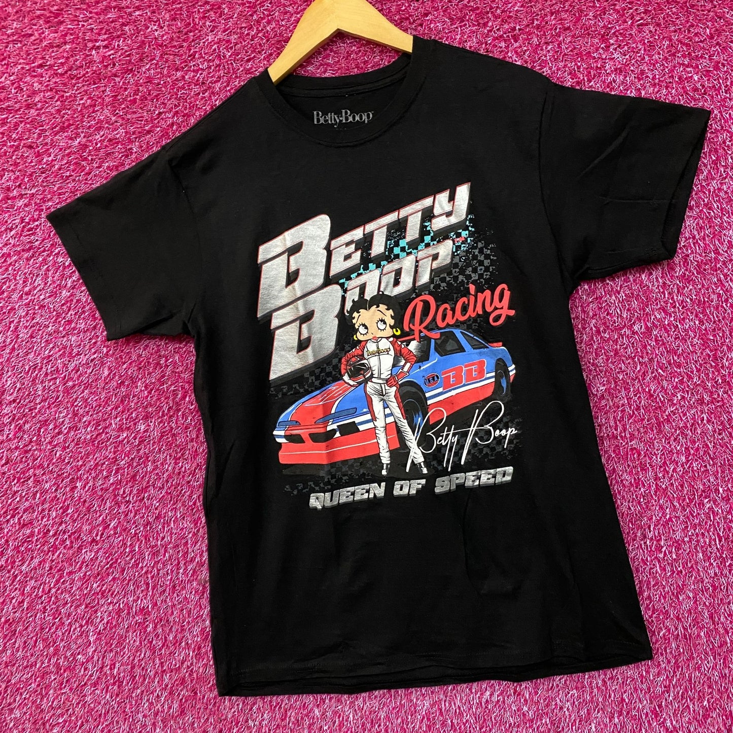 Betty Boop Racing Queen of Speed T-Shirt XL