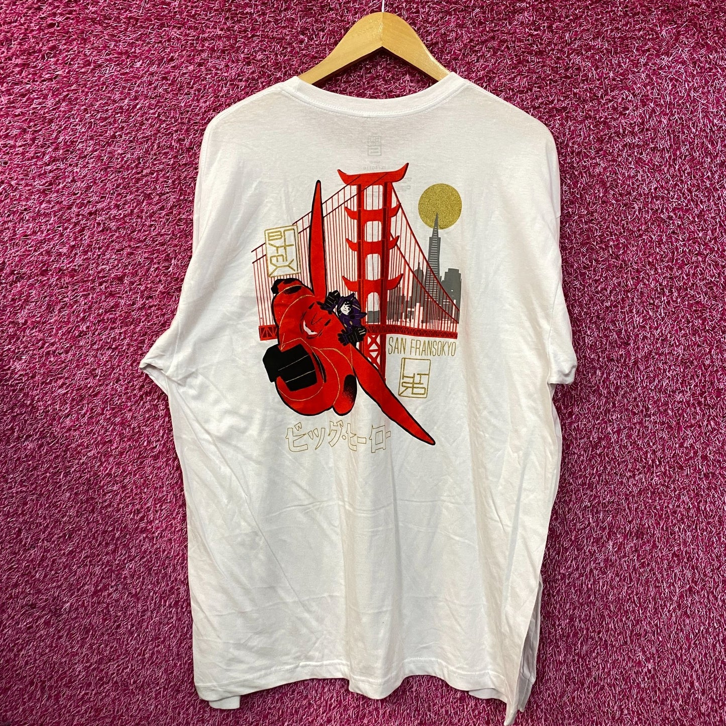 Disney Big Hero 6 Graphic Design Long Sleeve T-Shirt XL