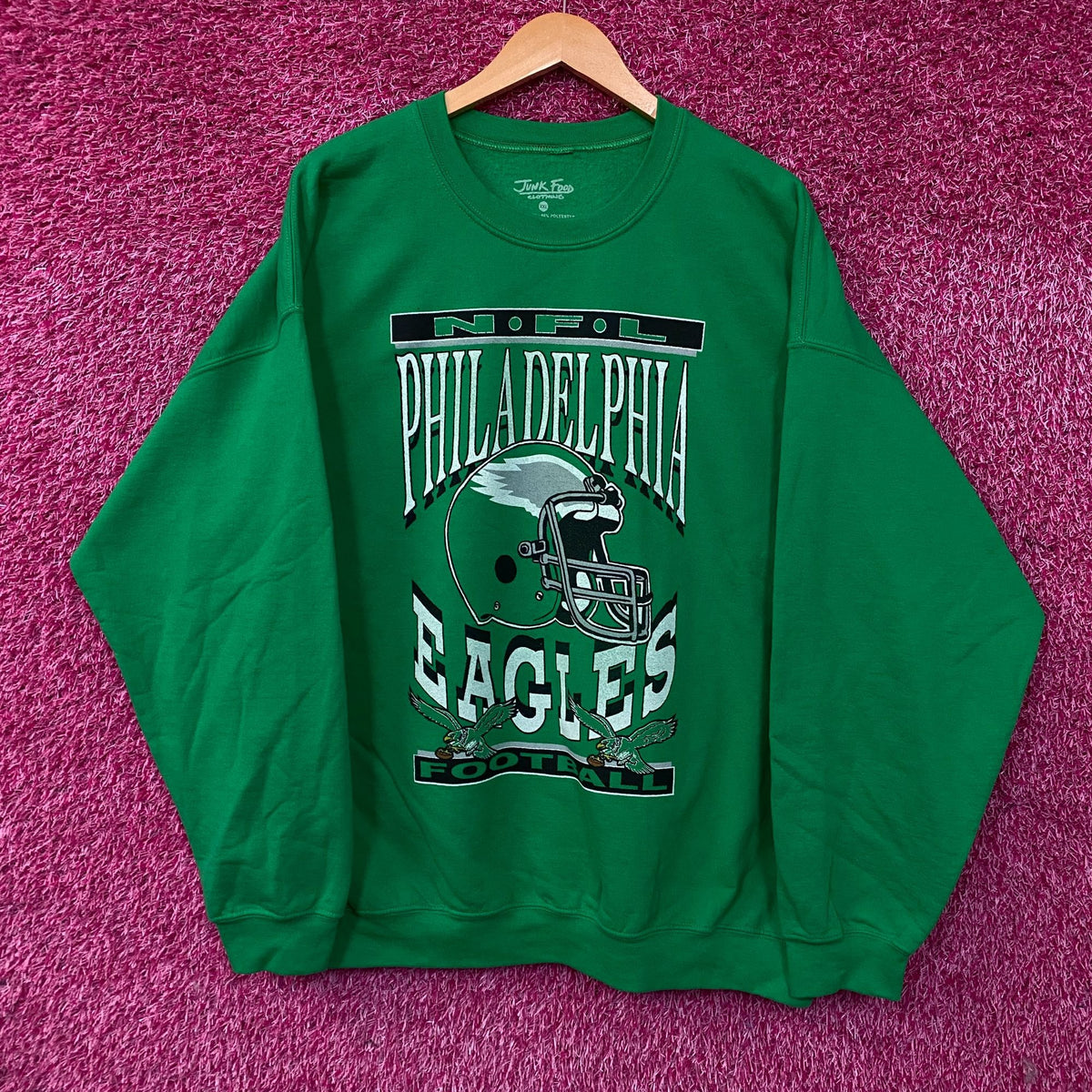 Junk Food Clothihg Philadelphia Eagles Football Helmet Size 2XL
