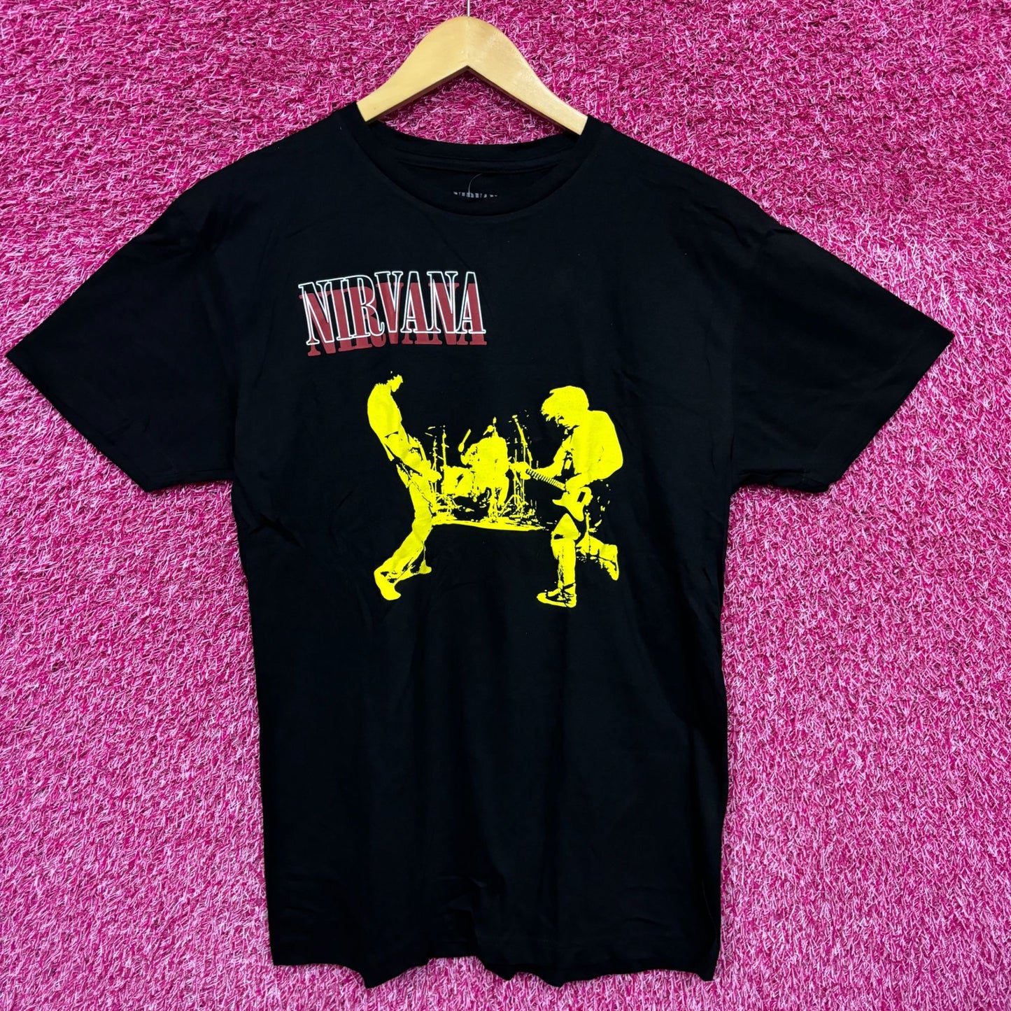Nirvana Grunge Band Live Tshirt size Large
