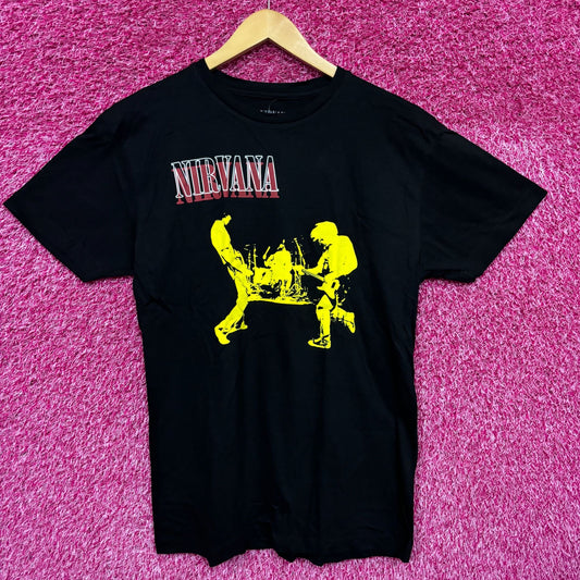 Nirvana Grunge Band Live Tshirt size Large