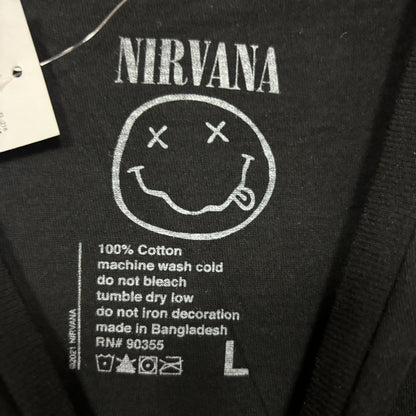 Nirvana Grunge Band Live Tshirt size Large