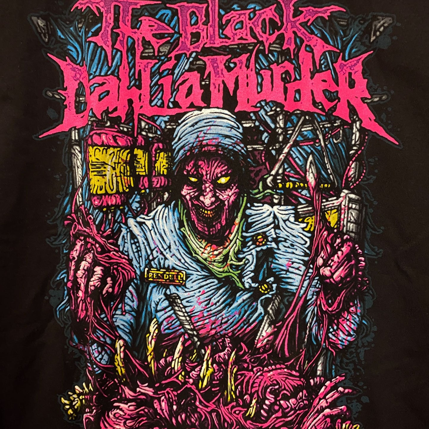 The Black Dahlia Murder Rendell Surgeon Graphic T-Shirt Large