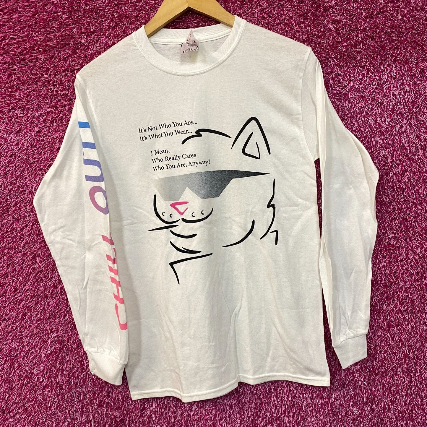 RIPNDIP Chill Out Lord Nermal Cat Long Sleeve T Shirt Small