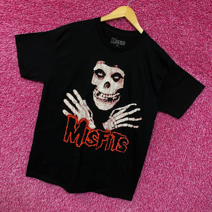 Misfits Crossed Arms Crimson Ghost Horror Punk Band Tee large