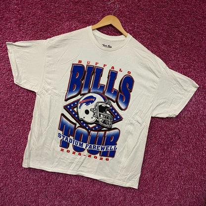 Junk Food Clothing Buffalo Bills Stadium Farewell Tour Graphic T-Shirt XL