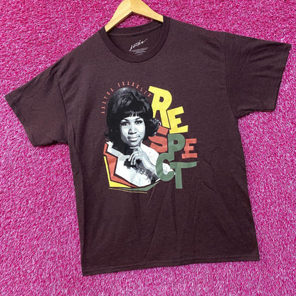 Aretha Franklin Queen Of Soul Respect T-Shirt Large
