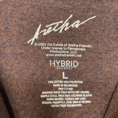 Aretha Franklin Queen Of Soul Respect T-Shirt Large