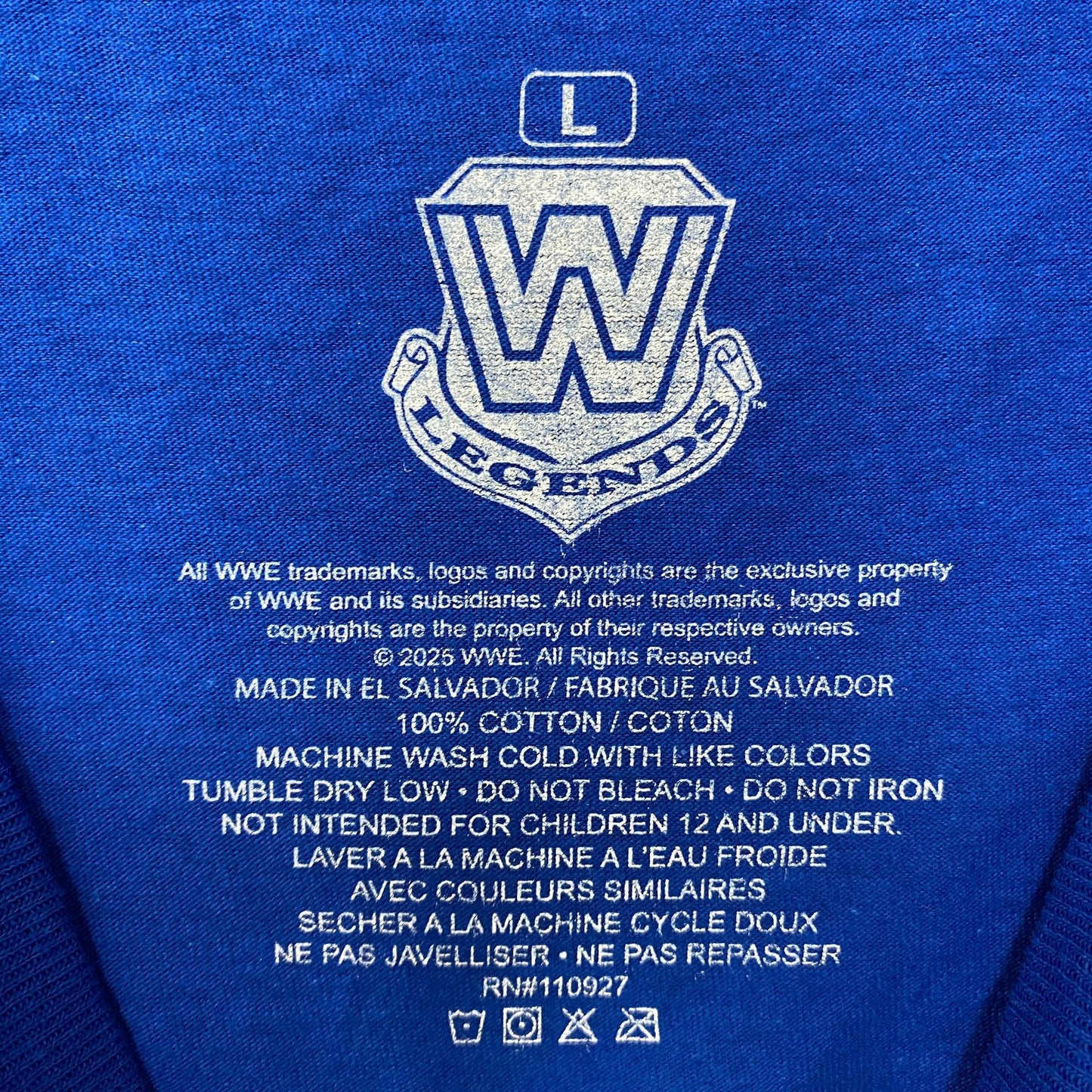 WWE New World Order nWo 4 Life T-Shirt Large