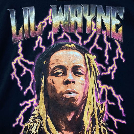 Lil Wayne A Milli Graphic Design Black T-Shirt XL