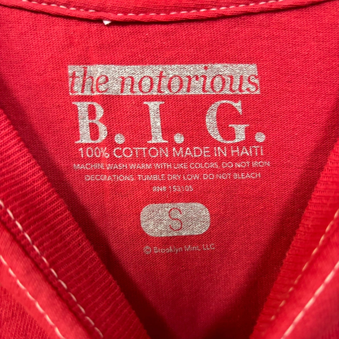 The Notorious BIG King of New York Rap Tricolor Dip-Dye S