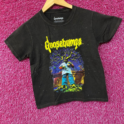 Goosebumps Stay Out Of The Basement Dr. Brewer's Clone Midriff T-Shirt Small