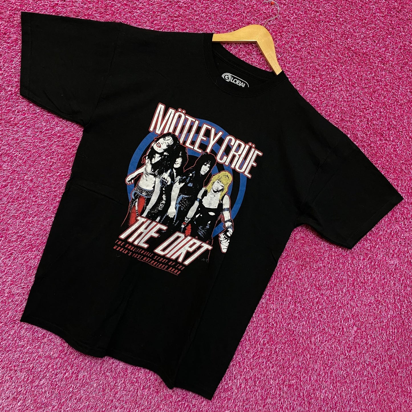 Motley Crue The Dirt Biopic Movie Promo Heavy Metal Tee XL