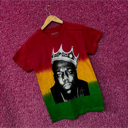 The Notorious BIG King of New York Rap Tricolor Dip-Dye S