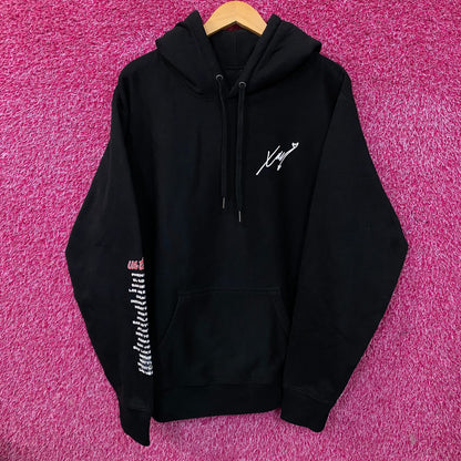 XAVI X-Tour Heart on Fire Hoodie Size Large