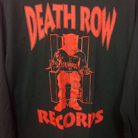 Death Row Records Electric Chair Inmate Rap Long Sleeve M