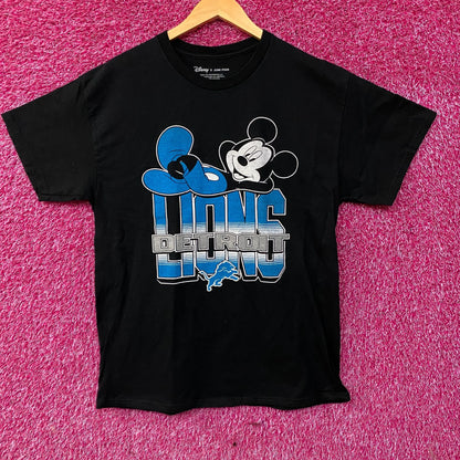 Disney x Junk Food NFL Detroit Lions Mickey Mouse Kick Back Shirt Medium
