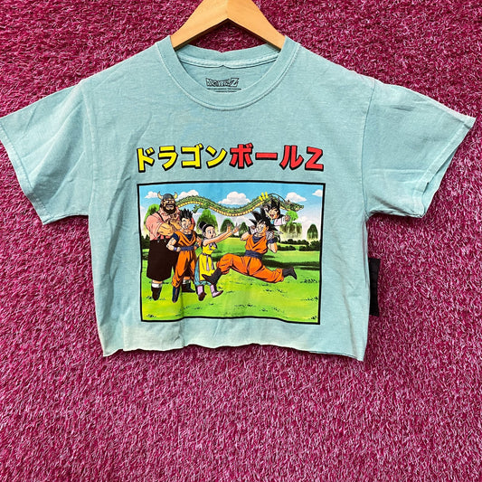 Dragon Ball Z Goku Family Graphic Design  Anime Crop Top Small