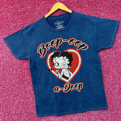 Betty Boop Boop-Oop-A-Doop Heart Art Graphic T-Shirt Medium