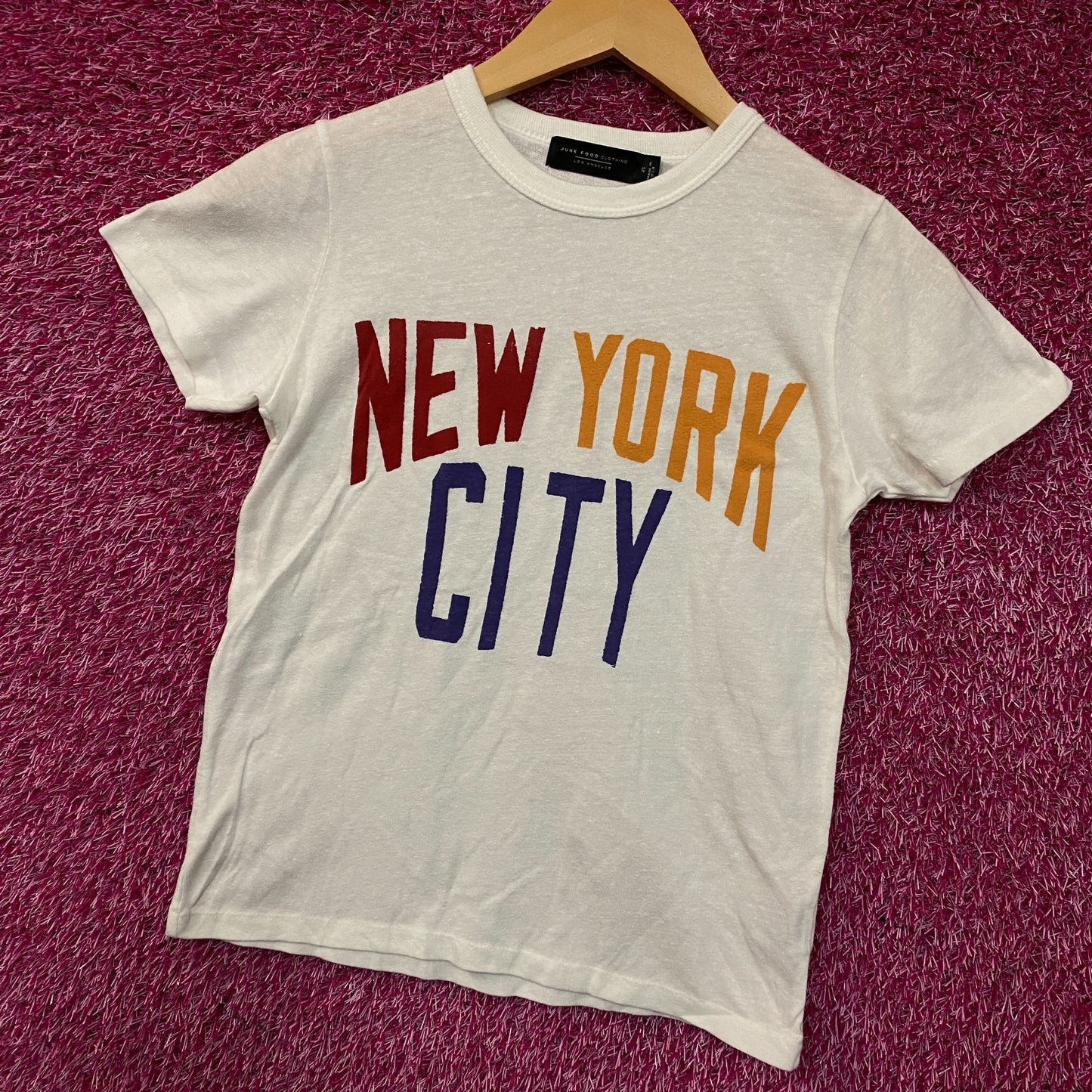 Junk Food Clothing Women's New York Original Tee XS