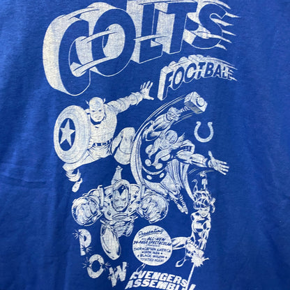 Junk Food X Marvel The Avengers Lineup Indianapolis Colts T-Shirt XL