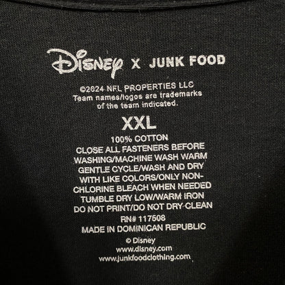 Disney x Junk Food NFL Detroit Lions Mickey Mouse Kick Back Shirt 2XL