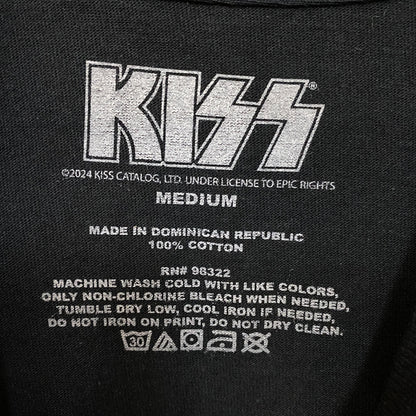 Kiss Tour 1977 Poster Tshirt size Medium