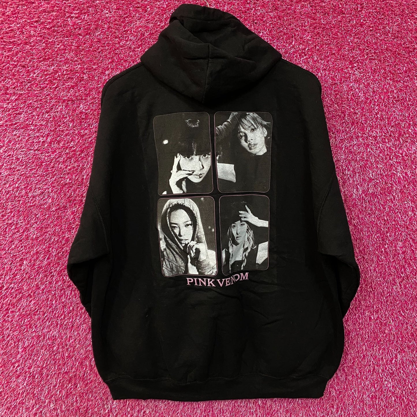 Black Pink Pink Venom hoodie size XL