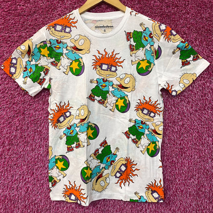 Nickelodeon Rugrats Tommy and Chucky all over print Tshirts size Small