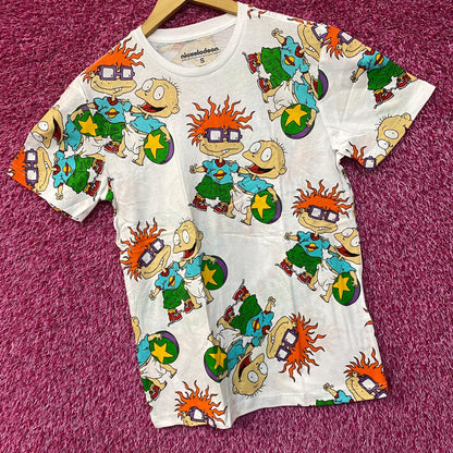Nickelodeon Rugrats Tommy and Chucky all over print Tshirts size Small